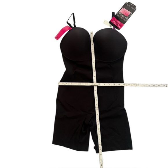 Maidenform Black Firm Control Bodysuit all in one cool comfort firm shapes XXL - Picture 6 of 16